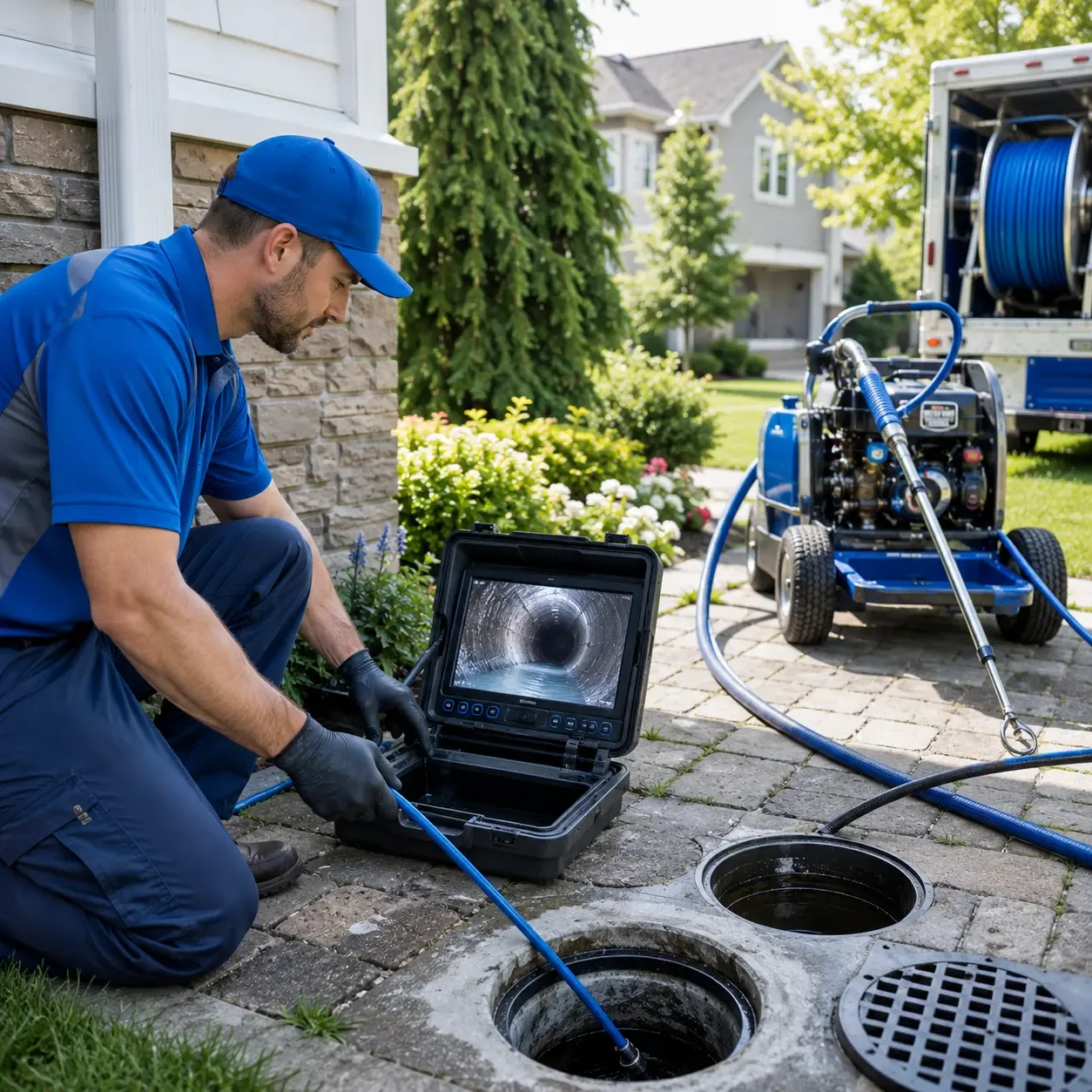 Outdoor drain cleaning professionals serving Pea Ridge, AR