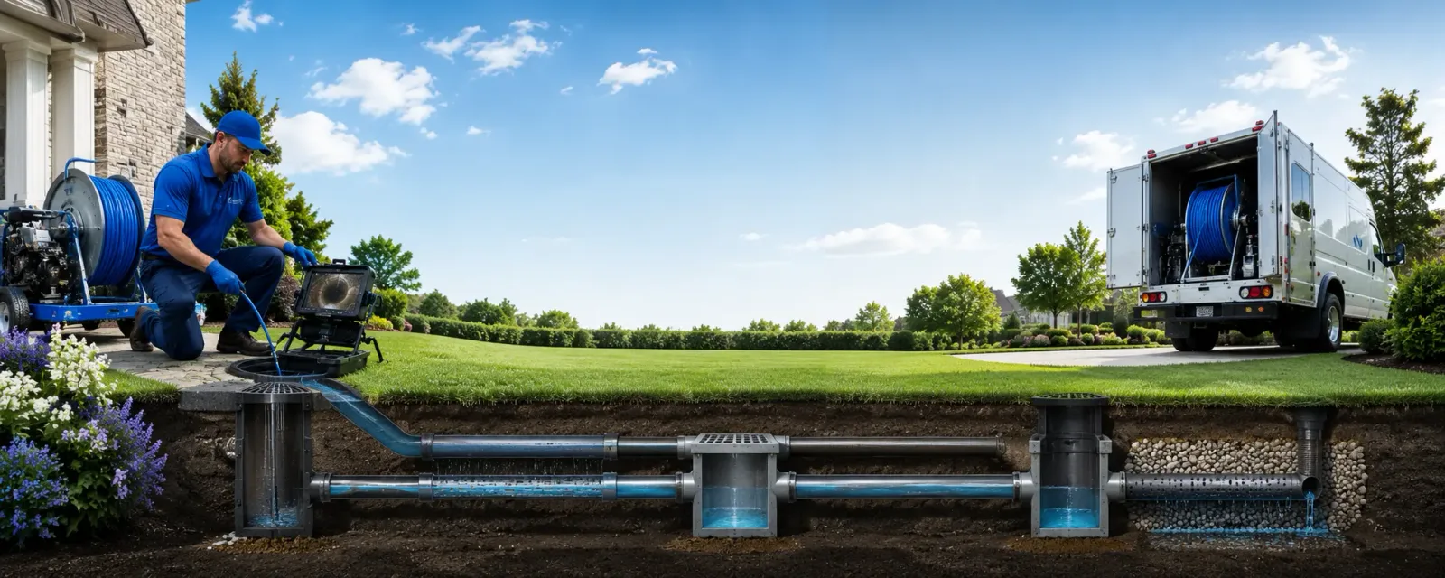 Outdoor drain cleaning information for Pea Ridge, AR